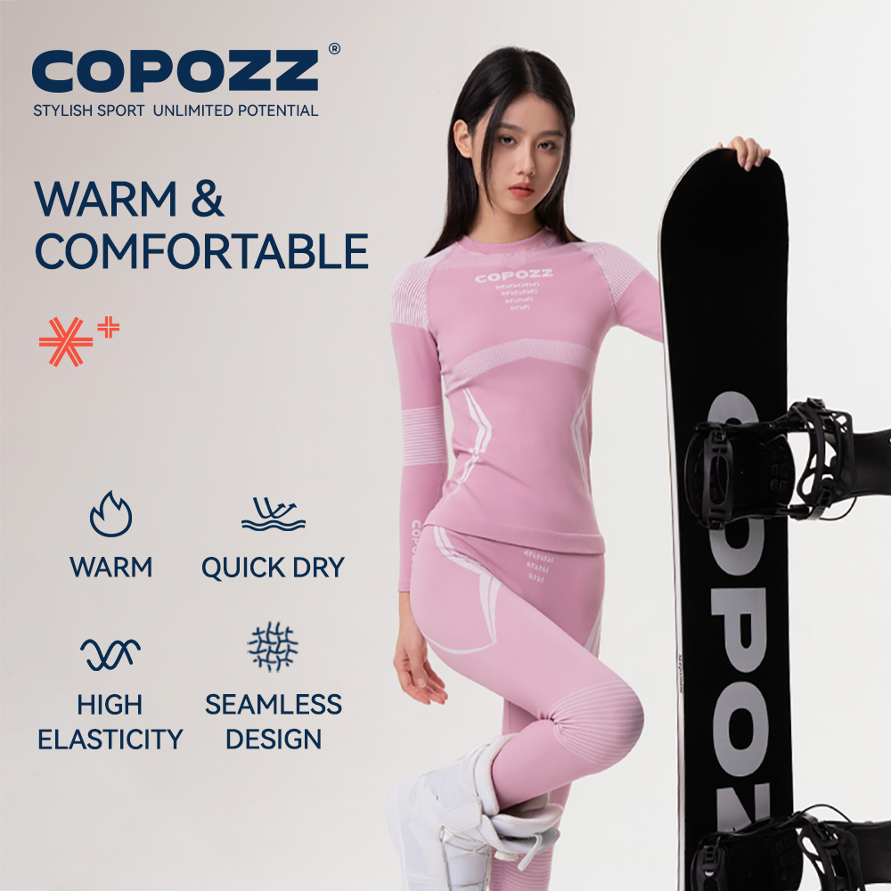 COPOZZ الشتاء التزلج ملابس اخل - مراجعة Quick Dry Underwear وسعره