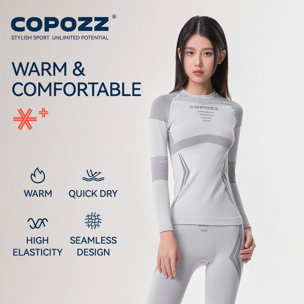 COPOZZ الشتاء التزلج ملابس اخل - مراجعة Quick Dry Underwear وسعره